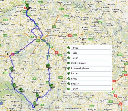 MiniDovolená - trasa1